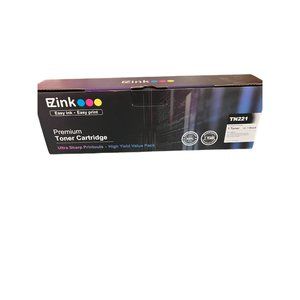 EZInk Premium Toner Cartridge TN221 Black New in Box